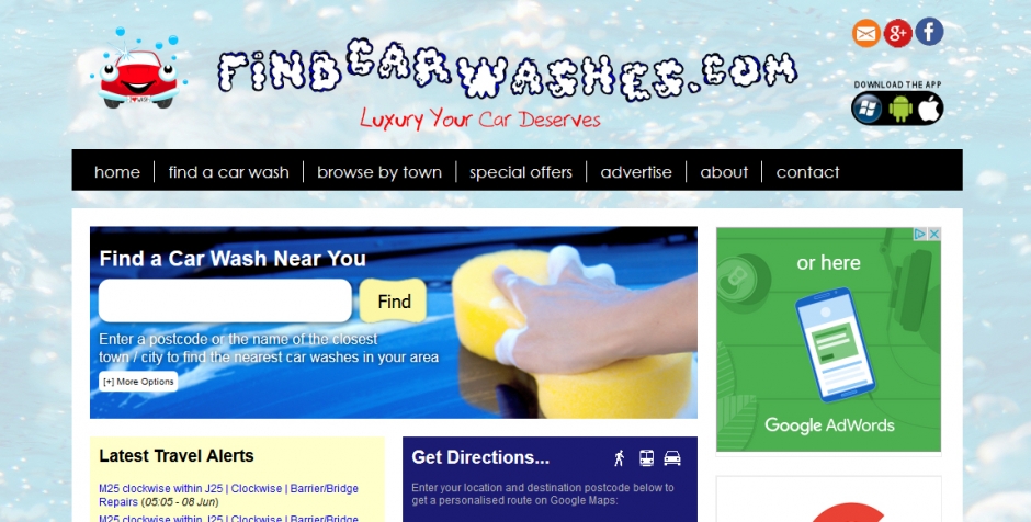 Find Car Washes